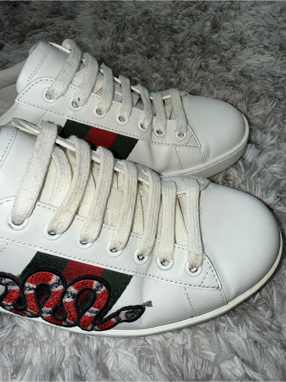 Gucci Ace Sneaker - Embroidered Snake (mens)